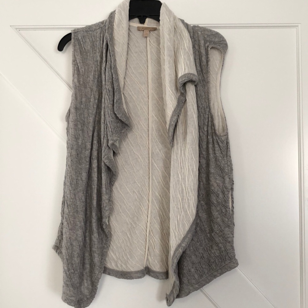 NWOT Anthropologie Bordeaux Vest, XS